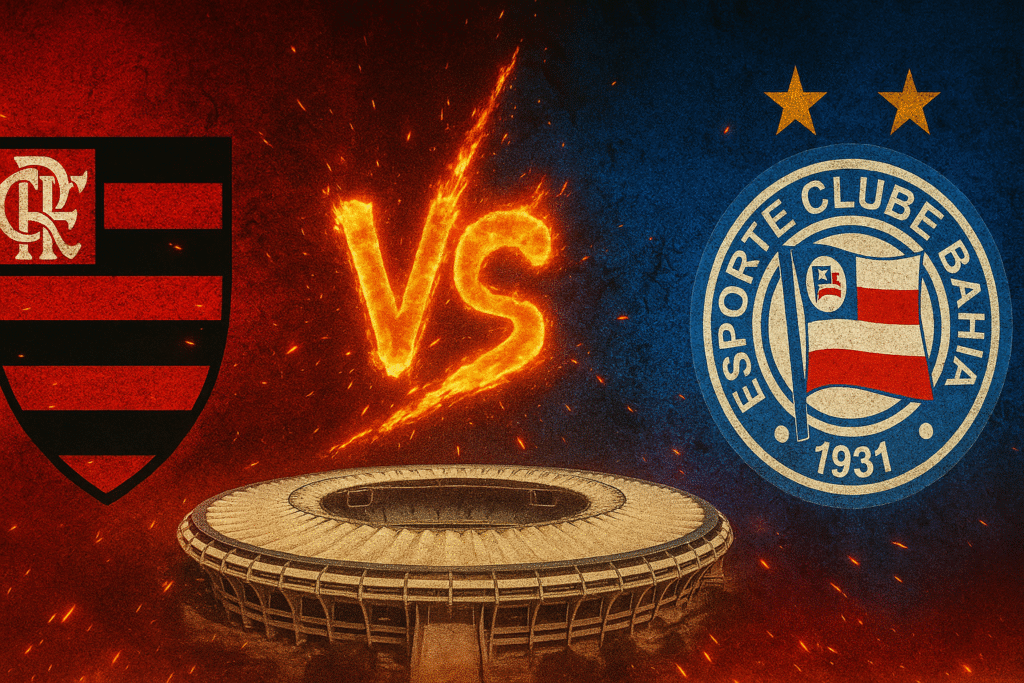 Flamengo e Bahia no Maracanã